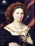 Lorenzo Lotto Portrait of Lucina Brembati oil